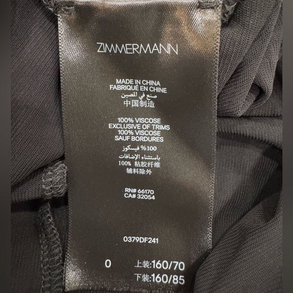 ZIMMERMANN Illustration asymmetric ruched stretch-mesh midi dress - Picture 12 of 13